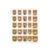 Fingernail Friends Nail Stickers Nail Art for Children, Festive Holiday (50 Stickers)