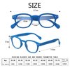 Kerecsen Reading Glasses 6 Pack Great Value Quality Readers Spring Hinge Color Glasses (6 Pairs MIx Color, 2.75)