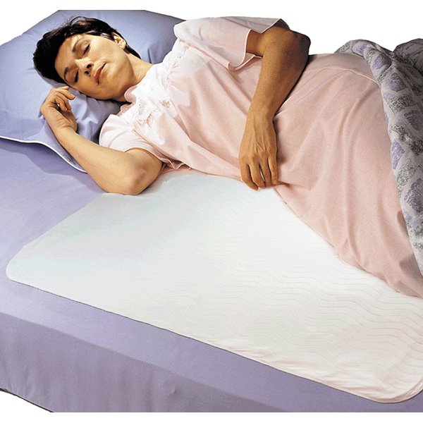 Comfort Shield 1 Pack Premium Washable Bed Pad, Reusable Mattress Protector with Ultra Soft Poly-Brush Surface (34x54 Inch/1-Pack)