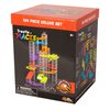 Fat Brain Toys Trestle Tracks Deluxe Marble Run Set, 124-Piece Modular Marble Track, Toys for Kids, Marble Set, Girl and Boy Toys, Fun Toys for Ages 8-13+