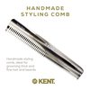 Kent 6TG Fine Tooth Comb and Wide Tooth Hair Comb, Handmade Styling Comb for Hair Care, Barber Combs, Beard Combs For Men, Hair Styling Grooming Hair Combs for Men, Women and Kids
