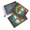 Cobble Hill 275 Piece Easy-Handling Puzzle - Tree of Life Stained Glass - Sample Poster Included
