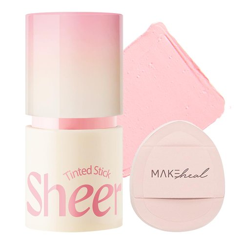 MAKEHEAL SHEER STICK BLUSH, 3 in 1 Multi stick, moisturizing, creamy, lightweight, versatile, easy to use on the go, blends effortlessly, 6g 0.2 Oz (01 BLOSSOM, 0.2 Oz)