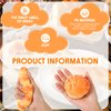 Foilswirl 5 Pcs Bread Stress Toy Soft Toast Bread Shape Toy Slow Rising Toy Anxiety Relief Food Toy for Kids Adult Tricky Funny Birthday Gifts Simulation Fake Food Stress Toy Balls(Style 2)