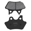 AHL Front & Rear Brake Pads Set for Harley FLHTCU-I Electra Glide Ultra Classic/FLHRCi Road King Classic/Touring FLHT 2000-2007 Dyna FXDLi Dyna Low Rider (Spoke Wheels) 2006 (Semi-metallic)
