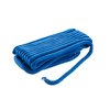 Attwood 117607-7 Premium Double Braided Nylon Dock Line, 3/8-Inch Thick, 20 Feet Long, Pre-Spliced One End, Blue