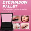 Beaupretty Empty Lip Palette Eyeshadow Makeup Palette Empty Eyeshadow Palette Empty Make Up Container Palette for DIY Cosmetics Lipstick Blush Powder