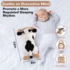 gnomantic Cow Weighted Stuffed Animals - 12 Inch 1.0 Pounds Weighted Plushies Cow Stuffed Animals - Small Stuffed Cow Weighted Plush Pillow - Cute Plush Toys Gifts for Kids & Adults (12" 1.0 lbs)