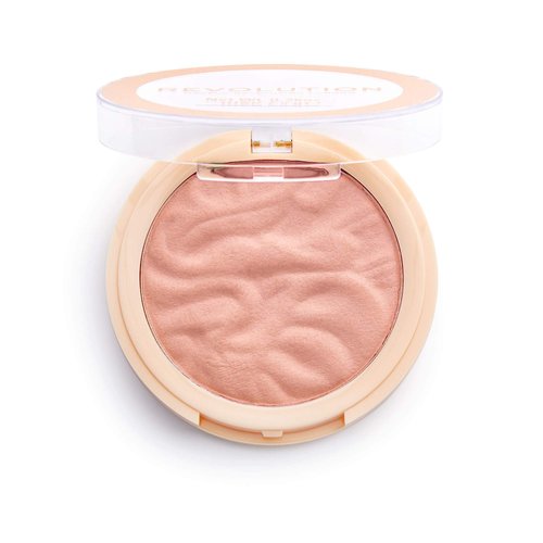 Revolution Beauty, Reloaded Pressed Powder Highlighter, Intensely Pigmented for a High Impact Dewy Finish, Make An Impact, 0.22 Oz.