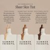 Summer Fridays Sheer Skin Tint - Tinted Moisturizer with Hyaluronic Acid - Helps Diminish Uneven Skin Tone - Sheer to Light Coverage - Shade 4 - Light-Medium with Neutral Olive Undertones (1 Fl Oz)