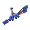 LINSYRC EC5 Plug Parallel Battery Connector Cable 1-Female to 2-Male Adapter Splitter with 10cm 12awg Silicone Wire for DJI Phantom Quadcopters Multirotors RC LiPo Battery