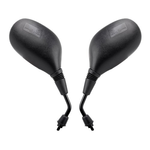 Mokuo GY6 scooter Rearview Mirrors 8mm Fit for Sunl TaoTao Znen Lance Peace JCL Roketa Jonway Bashan 50cc 70cc 110cc 125cc 150cc ATM50 CY50A Chinese Moped Elliptical mirror surface