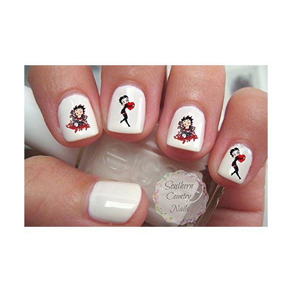 Betty Boop Nail Art Decals