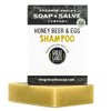 Chagrin Valley Soap & Salve Organic Natural Shampoo Bar - Honey Beer & Egg (1 Bar)