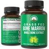 Peak Performance Grass Fed Bone Marrow - Whole Bone Extract Supplement 180 Capsules Superfood Pills Rich in Collagen, Vitamins, and Amino Acids. from Bone Matrix, Marrow, Cartilage. Ancestral Tablets