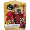 Wizarding World Harry Potter, 8-inch Harry Potter Quidditch Doll Gift Set with Robe and 9 Doll Accessories, 11 Pieces, Kids Toys for Ages 6 and up