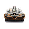 Jada Toys Build N'collect 1966 Classic TV Series Batmobile w/Batman & RobinFigure 1/24 Diecast Model Kit, Black