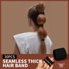 Teenitor Hair Ties Kit, 500pcs Clear Elastic Hair Bands, 30pcs Ponytail Holders Elastic Hair Ties, 30pcs Seamless Thick Black Hair Bands, 40pcs Hair Bobby Pins, Hair Accessories Kit For Woman Girls