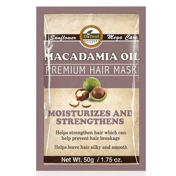 Difeel Premium Deep Conditioning Hair Mask - Macadamia Oil 1.75 ounce