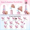 SAVILAND Portable Nail Drill Professional: 40000 RPM Upgrad E File 2024 Digital Pro Electric Cordless Fast Remover Anti-Shaking | Manicurist Nail Salon Superior Compactible for Acrylic Nails