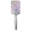 Fashion Premium Glass AB Color Crystal Paddle Brush,Exclusive Blingbling Hair Brush,Massage Air Cushion Rhinestone Hair Comb For Women