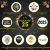 KatchOn, New Years Eve Party Supplies 2025 Set - Big, Pack of 25 | Black and Gold Happy New Year Banner, 2025 Balloon Numbers, New Year Foil Balloons | NYE Decorations 2025, New Years Decorations 2025