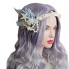 Sup-Coente Mermaid Bead Hairband Seashell Crown Starfish Headband Pearl Tiara Headdress Mermaid Halloween Costumes For Women