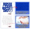 Bruh It's My Birthday Cake Topper, Happy Birthday Bro, Funny Humor Birthday Party Decorations Supplies for Men Kids Boy, Blue Glitter