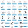 26PCS Mini Sea Animal Figures, Realistic Arctic Ocean Animals Figurines Plastic Ocean Miniature Toys Playset with Arctic Animals, Sharks, Reindeer etc. Easter Egg School Project Gift for Kids Toddlers