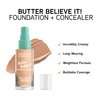 Physicians Formula Butter Believe It! Foundation + Concealer Fair-to-Light | Dermatologist Tested, Clinicially Tested