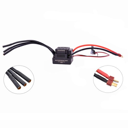 Readytosky RC 80A Brushless ESC 2-4S Waterproof Electric Speed Controller for 1/8 RC Car Truck