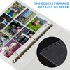 9 Pocket Card Sleeves ，Holds 900 Cards ，Trading Card Binder Sleeves，High Quality Thickened，Card Binder Sleeves, 3 Ring 9 Pocket Pages for Sports Cards, Coupons, Game Cards，50 Pack