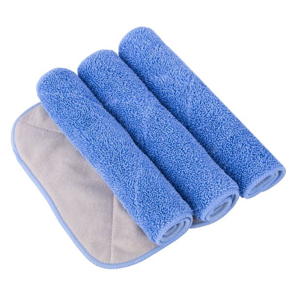 MR.SIGA Professional Microfiber Mop Refills, Pack of 3, Size: 42cm X 23cm