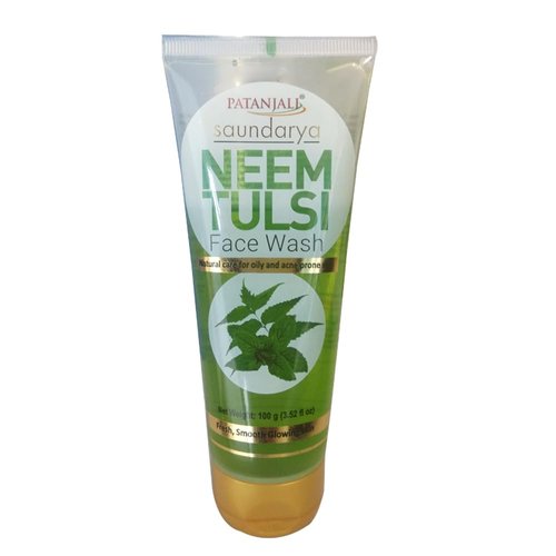 Patanjali Saundarya Neem-Tulsi Face Wash 100g