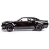 All Star Toys 2018 Dodge Challenger SRT Hellcat Widebody Black with Red Interior 1/24 Diecast Model Motormax 79350 Exclusive Edition