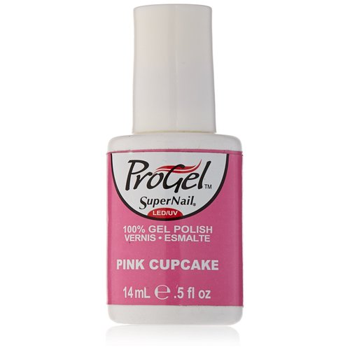 Supernail Gel Polish for Nails, Pink Cupcake Creme, 0.5 Fluid Ounce