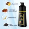 Ivnil Meidu Black Hair Dye Shampoo 3 in 1 for Gray Coverage Hair Color Shampoo for Women & Men Instant Herbal Natural Plant Hair Dye Shampoo Champu Para Canas Mujer