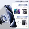 JJC Upgraded Magnetic Suction Cup Phone Mount for iPhone 16 15 14 13 12 Pro Max with Magsafe Function, Hands-Free Shower Mirror Wall Phone Holder Stand for Tiktok YouTube Vlog Video Creator Make Up