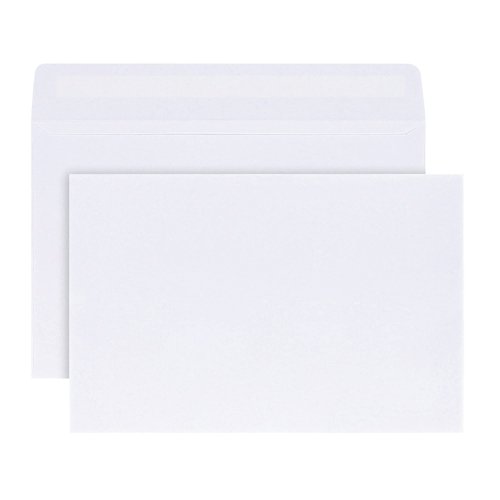 Office Depot® Brand Greeting Card Envelopes, 5 3/4" x 8 3/4", White, Box of 100