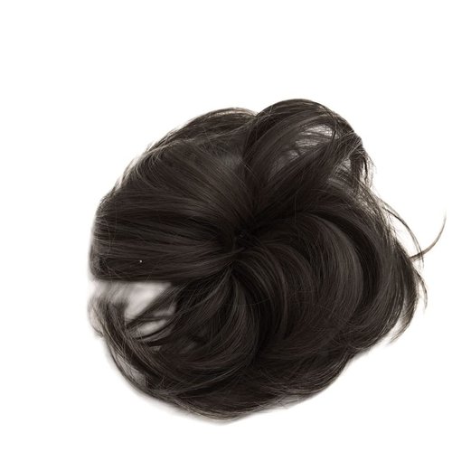 Hairdo Modern Chignon Color R4 MIDNIGHT BROWN Extensions Claw Clip Loose Hair Bun Tru2Life Heat Friendly Synthetic Soft Waves Hairpiece
