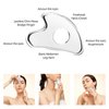 BTYMS Gua Sha Facial Tools Stainless Steel, Heart Shaped Guasha Tool with Hole， Metal Face Sculpting Tool Skin Care Massage Scraper