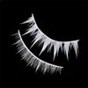 White Eyelashes Halloween Cosplay Lashes Manga Lashes Little Devil Anime White Lashes Upper Bottom Eye Lashes Set Natural Costume Party Stage Performance White False Eyelashes (WQ14-4 Pairs)