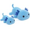 Yeqivo Axolotl Stuffed Animal, Cute Blue Axolotl Plush Pillow Toy Soft Axolotl Stuffed Animal Kawaii Plushie Toy 30CM/11.8Inch