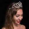 Anderson's Sasha Tiara, 2 3/4 Inches High, Wedding, Bridal, Prom, Pageant Tiara, Queen Or Princess Tiara For Prom, Homecoming, Pageant, Birthday, School Dance, Award, Costume, Party, Event Crowns