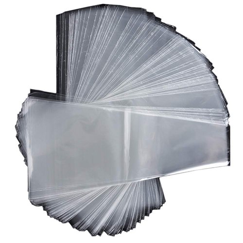 lasenersm 200 Pieces Transparent Flower Bouquet Bag Plastic Bags Flower Bouquet Sleeve Clear Cellophane Bags Rose Packaging Bags Height 15" Upper Width 5.9" Bottom Width 1.57"