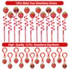 PLOUGVI 208PCS Strawberry Party Favors, Berry First Birthday Decor, Strawberry Birthday Party Decorations, Strawberry Theme for Party Goodie Bag Stuffer Pinata Filler Gifts