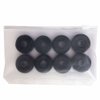 8 Pack 50M Bamboo Charcoal Dental Flosser Built-in Spool Wire Toothpick Flosser Dental Floss Replacement Core Mint Flavor Charcoal Floss Picks(Black)