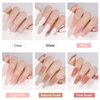 GAOY Poly Gel Set, Nail Extension Gel, 6 Colors Nude Pink Builder Gel Nail Enhancement Gel for Beginner & Professional Nail Art Salon DIY