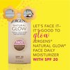 Jergens Natural Glow Gradual Glow Daily Moisturizer + Firming and Face Moisturizer with SPF 20 Bundle, Medium to Tan