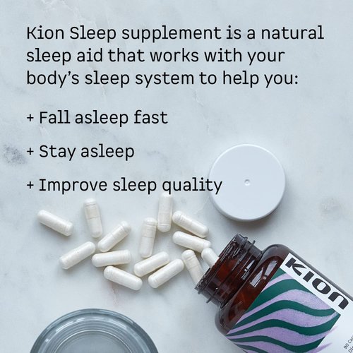 Kion Sleep | Fall Asleep Fast, Stay Asleep & Improve Sleep Quality | Amino Acid Powered Sleep Support | 30 Servings